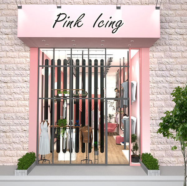 Clothing store-university 3rd year- Interior design-1