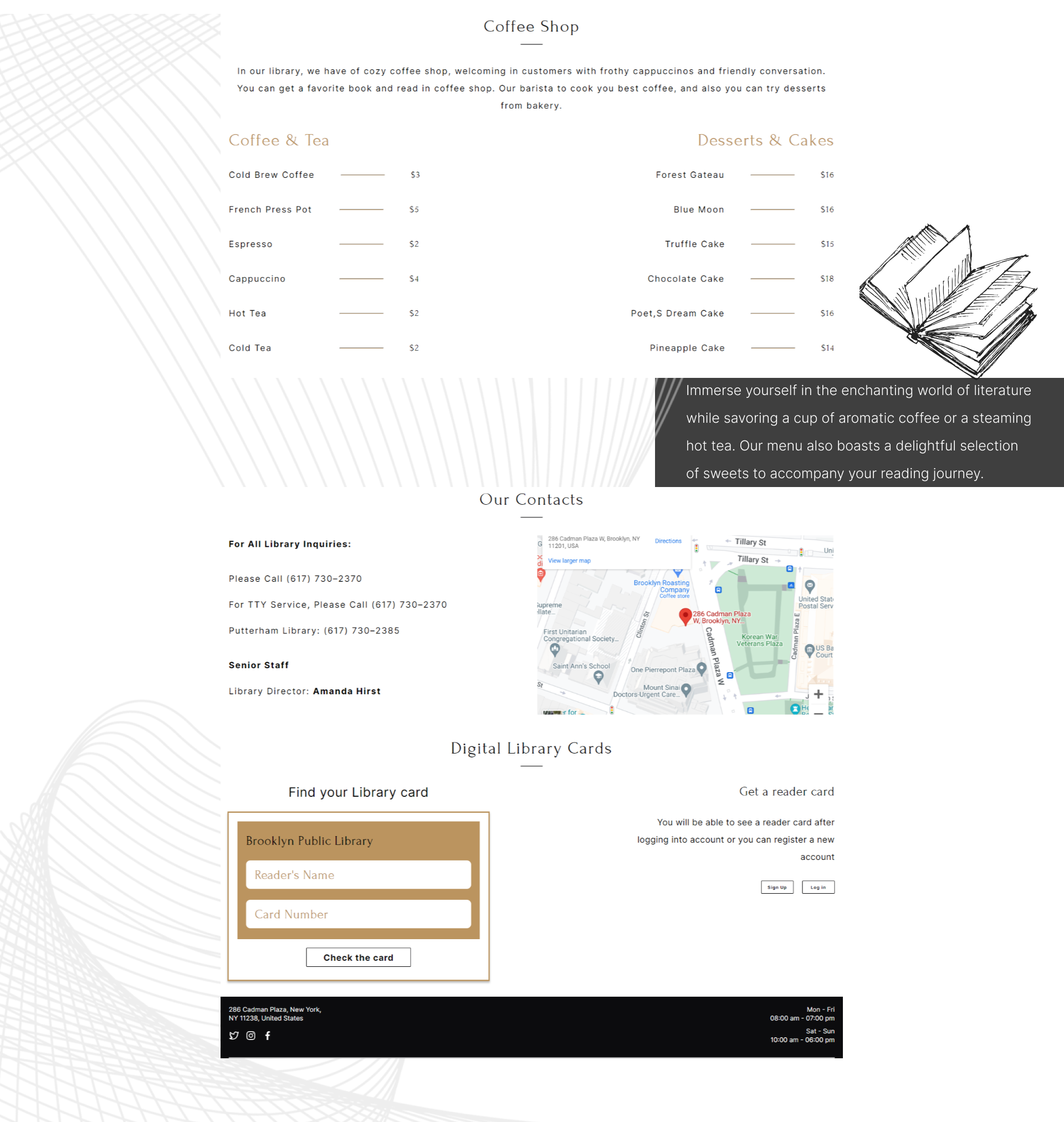 Library网站布局及着陆页设计丨无相关信息-5