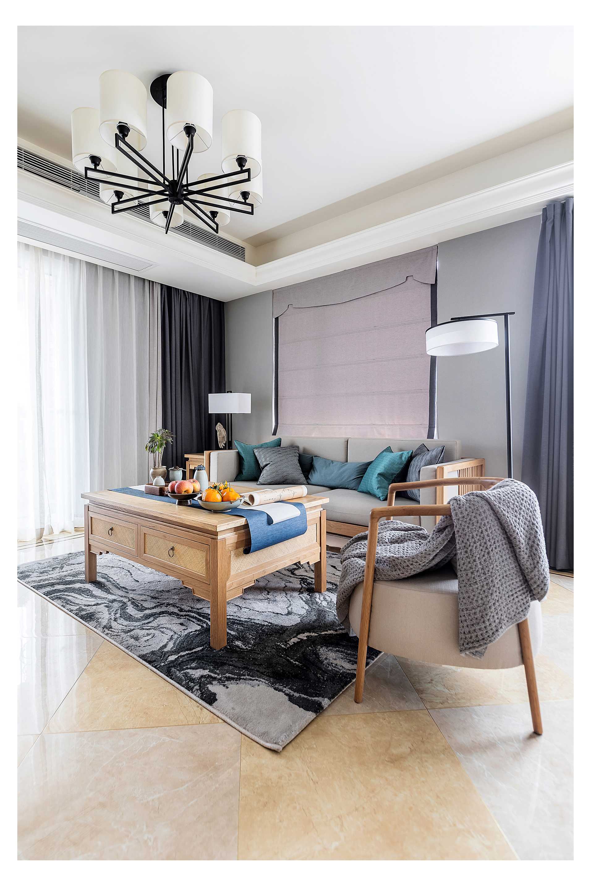 鼎悦府新中式空中花园 | 演绎优雅生活美学-9