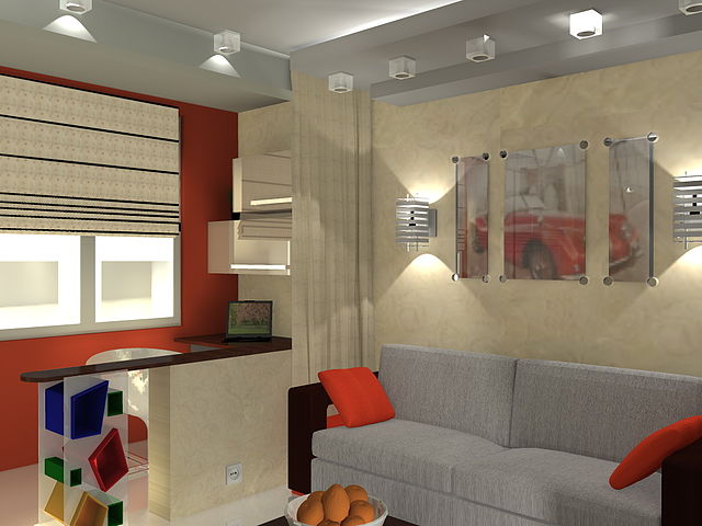 小面积一居室公寓设计-14