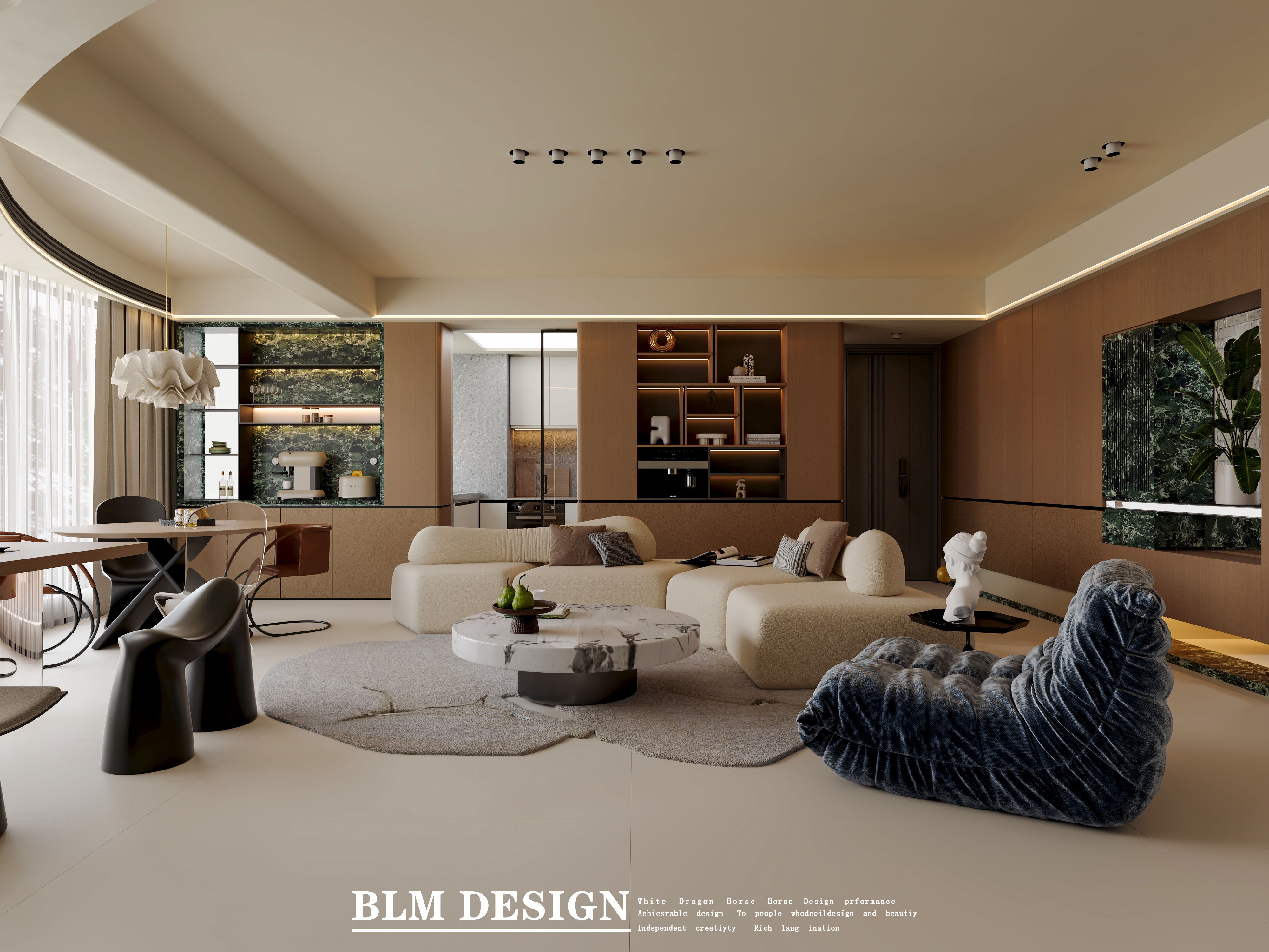 现代  白龙马效果图设计制作-8