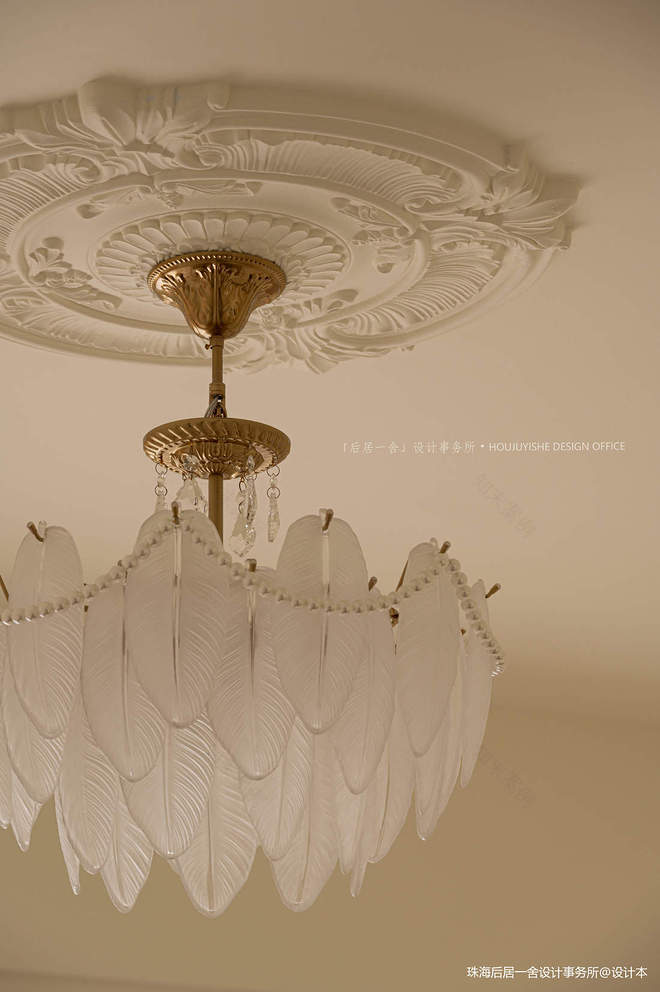 25万元三居94平米装修案例_效果图 - 珠海设计丨还原度超高的高颜值轻复古法式 - 设计本-15