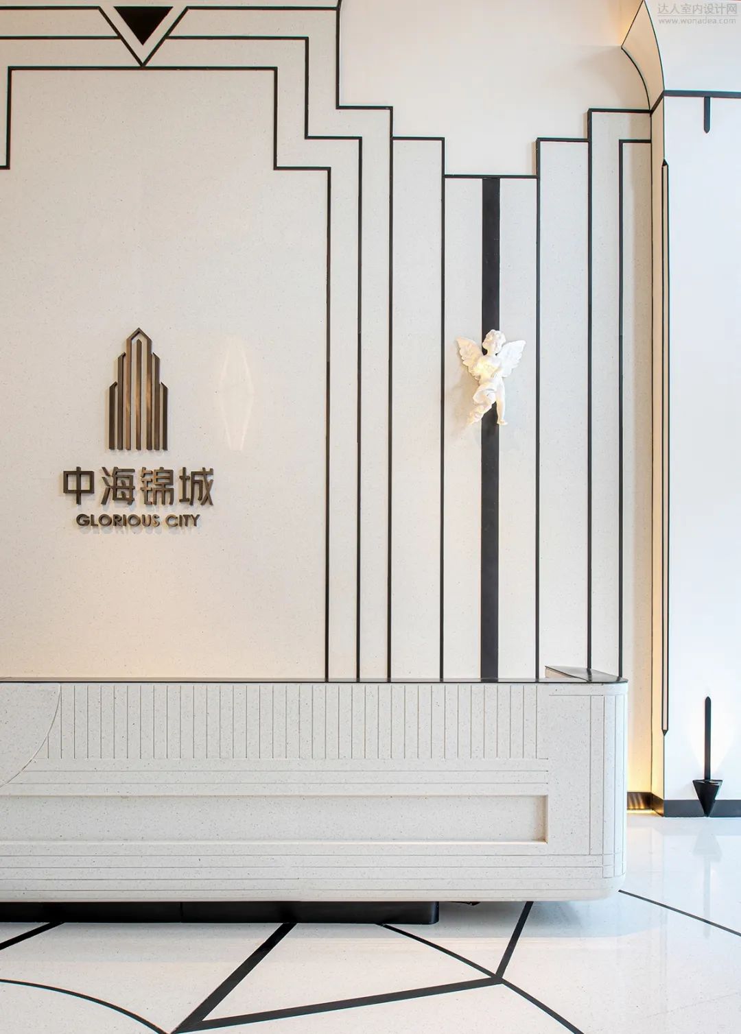 长春中海锦城售楼部 | 几何韵律中的优雅艺术空间-53