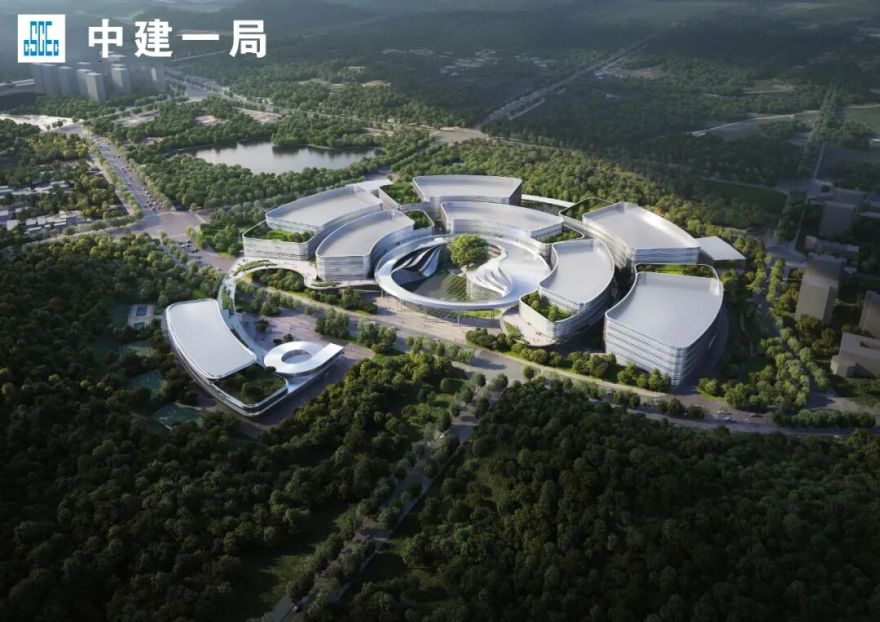 加速建设智算引擎!中建一局承建的兴业银行最大数据中心实现正负零-64