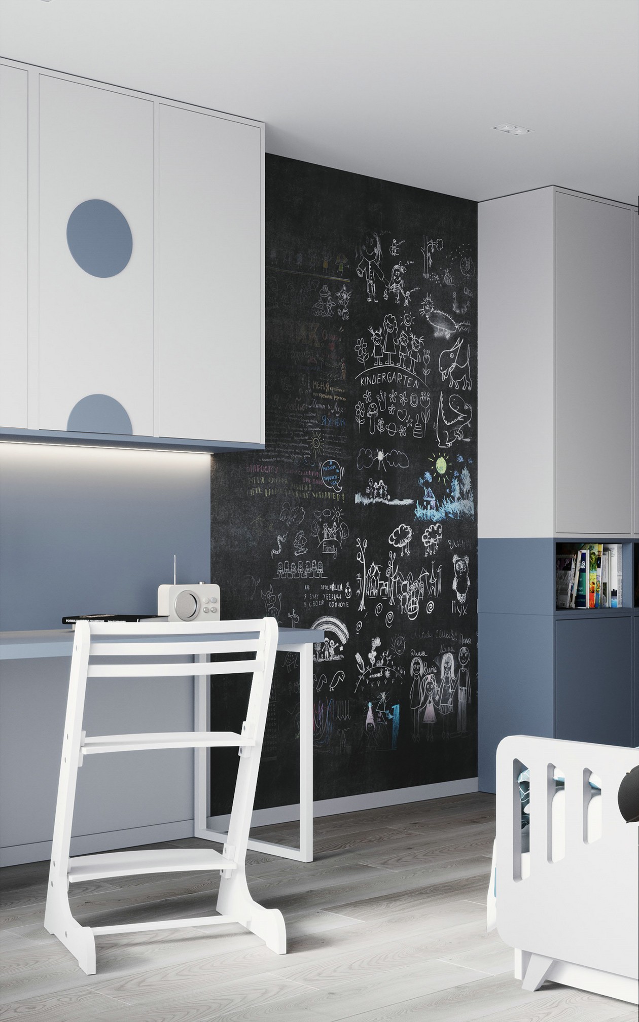 95㎡清爽原木风 纯粹自然的空间气质-14