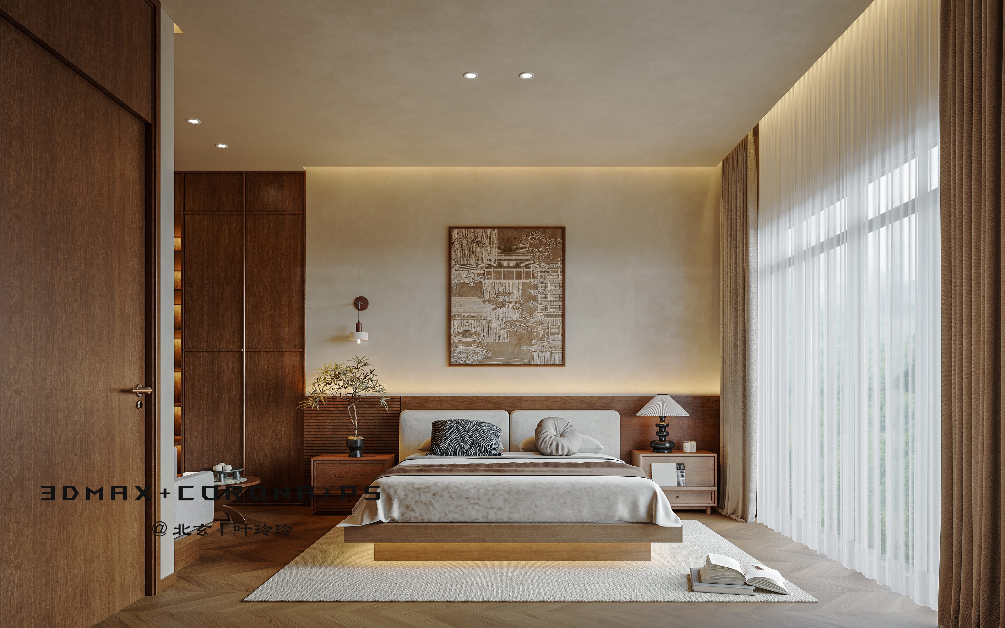 茶田乡野间的避世民宿设计-14