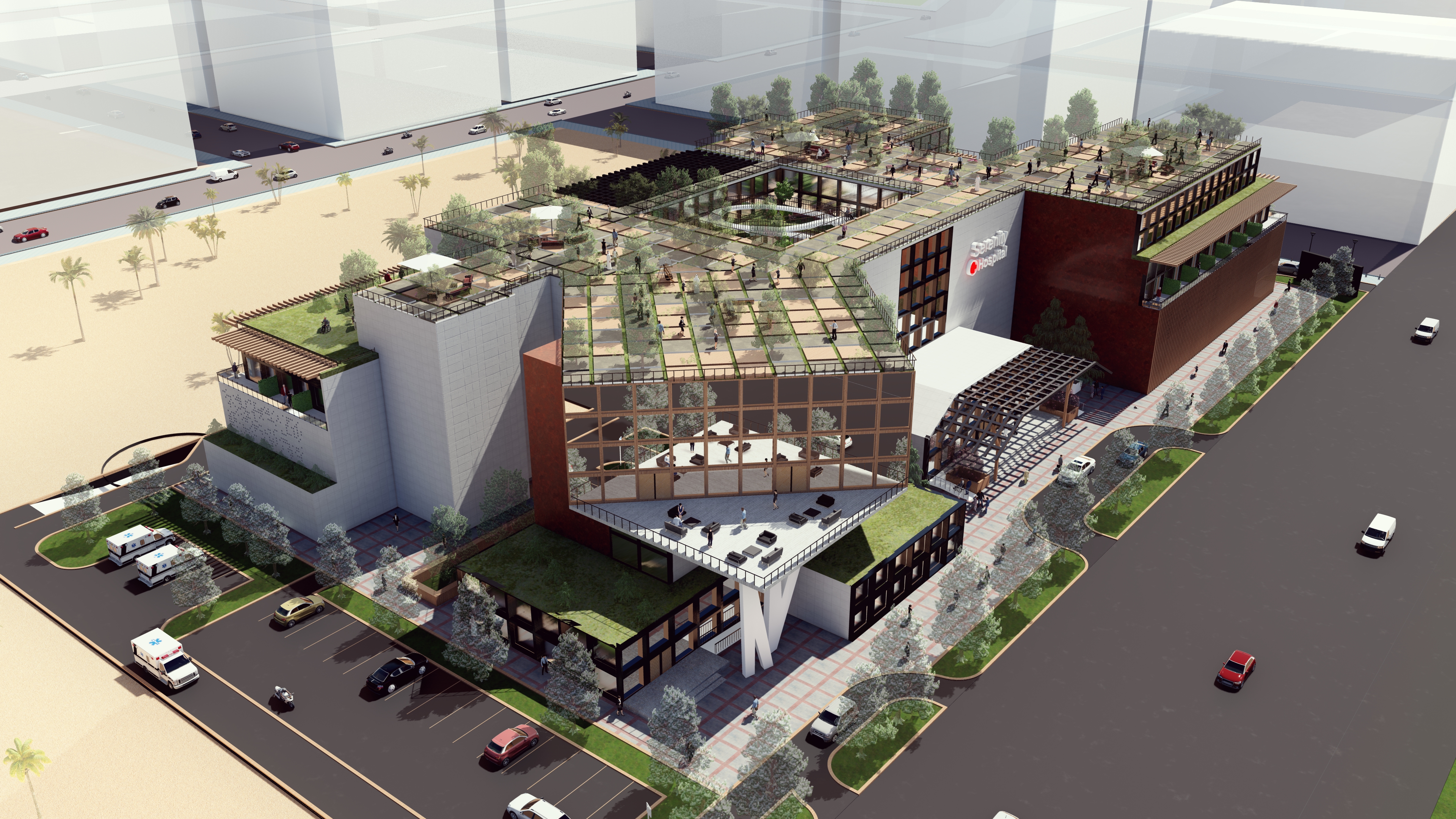 一日手术医院丨埃及丨开罗大学工程学院建筑系-11