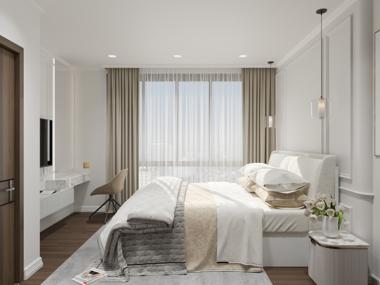 新古典卧室设计-8