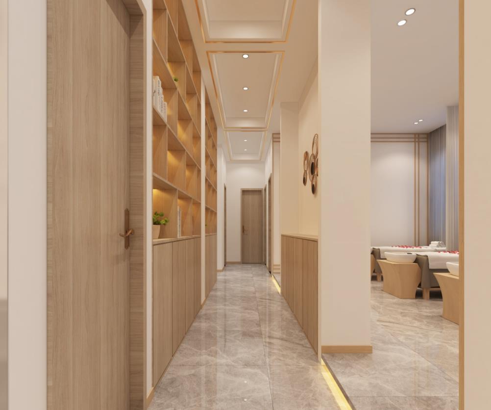 宁静绿洲 · 都市养生馆雅致空间设计-9