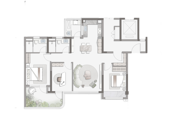 南京龙湖北城央璟颂丨中国南京丨成执设计,南京长江都市等多家公司-99