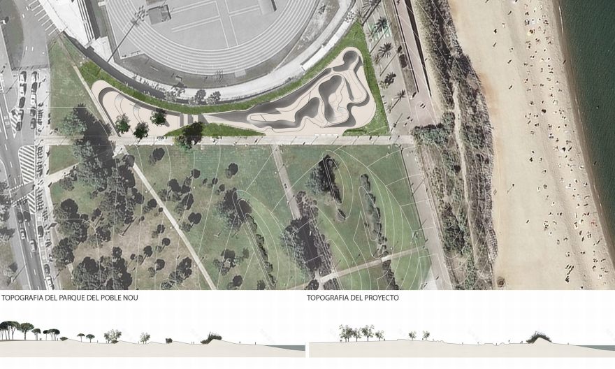 巴塞罗那马贝拉城市滑板公园丨西班牙巴塞罗那丨不详-7