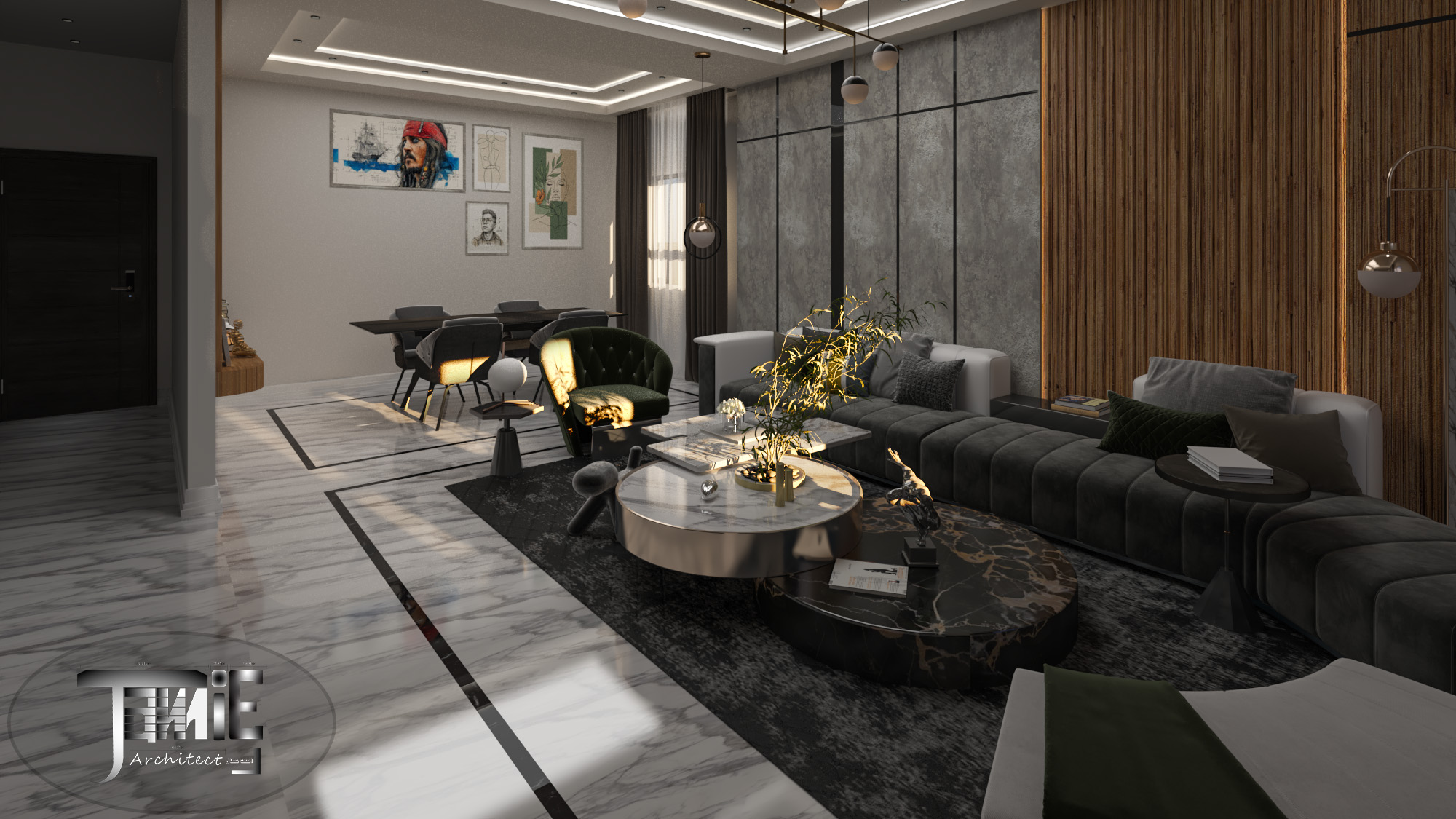 living & Dining Area-1