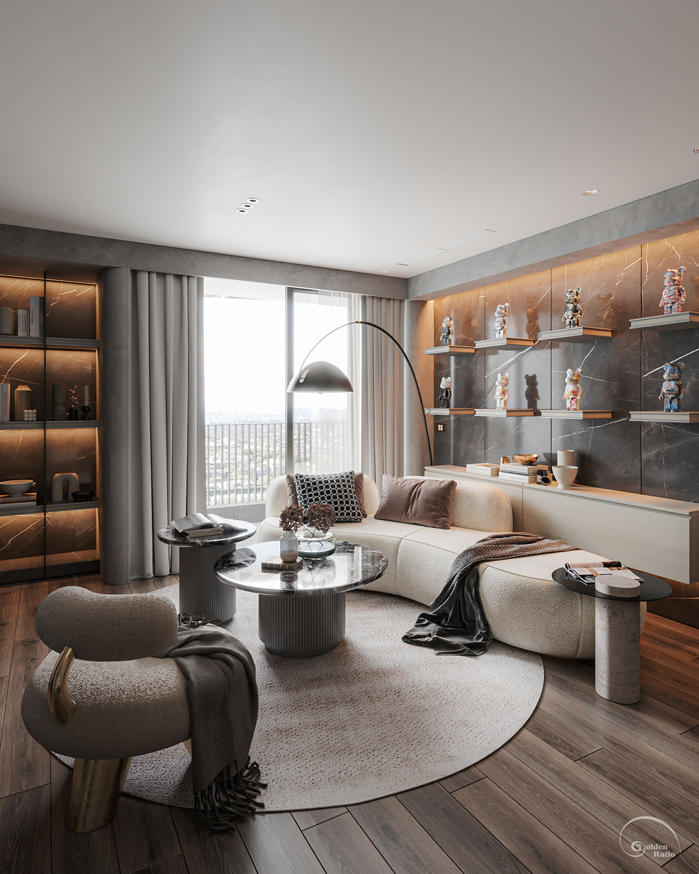 超有设计感的公寓设计 每一处细节尽显高级！-6