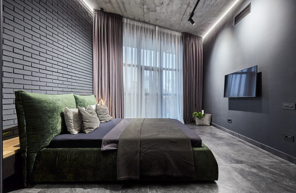 罗马尼亚顶层公寓工业风格设计案例-46