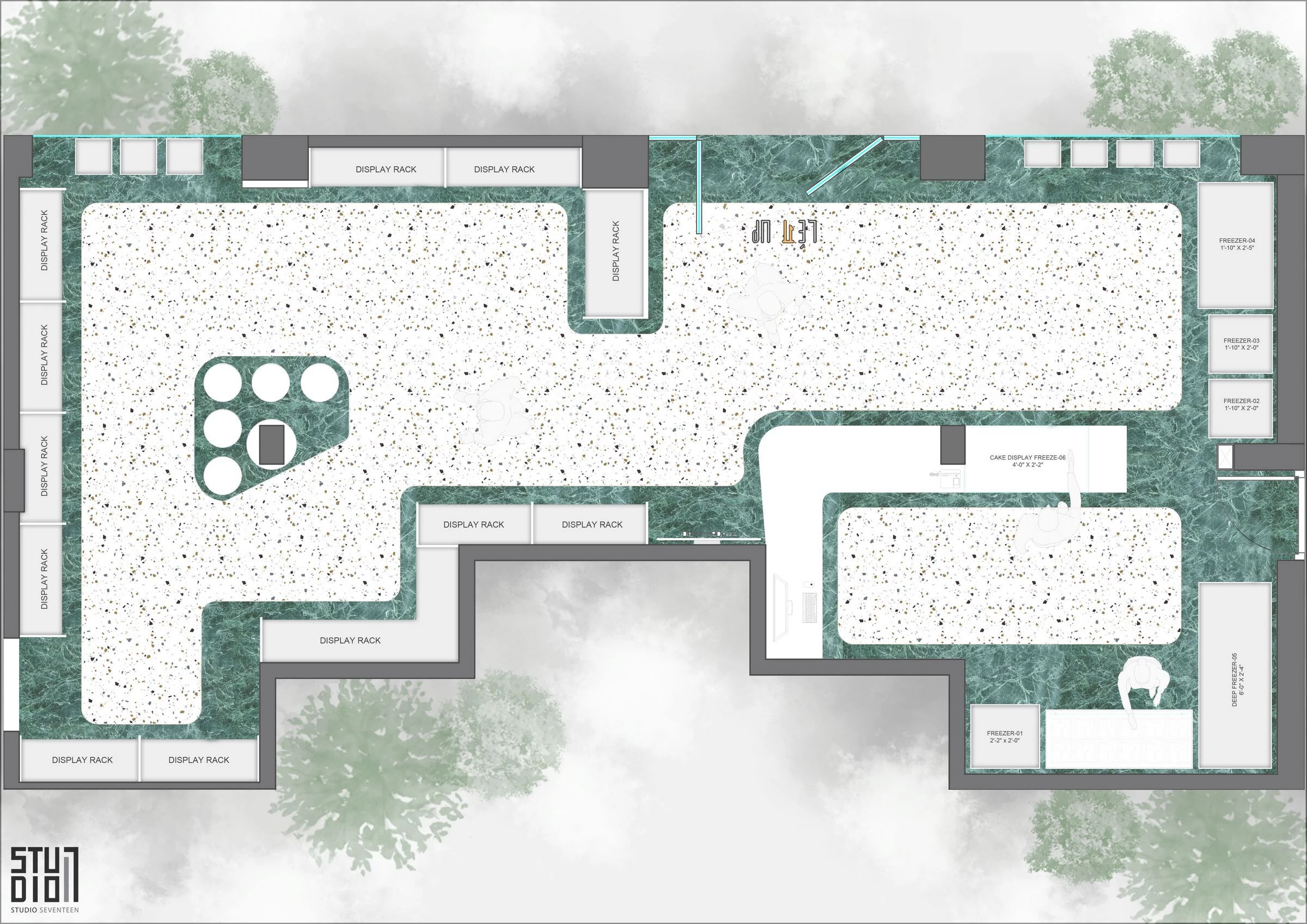 LeJaah 面包店设计丨印度丨Studio 17-17