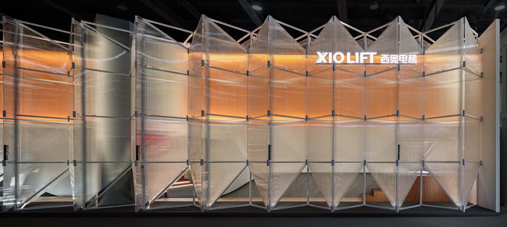 西奥电梯2024广州设计周展厅丨中国广州丨加减智库设计事务所-25