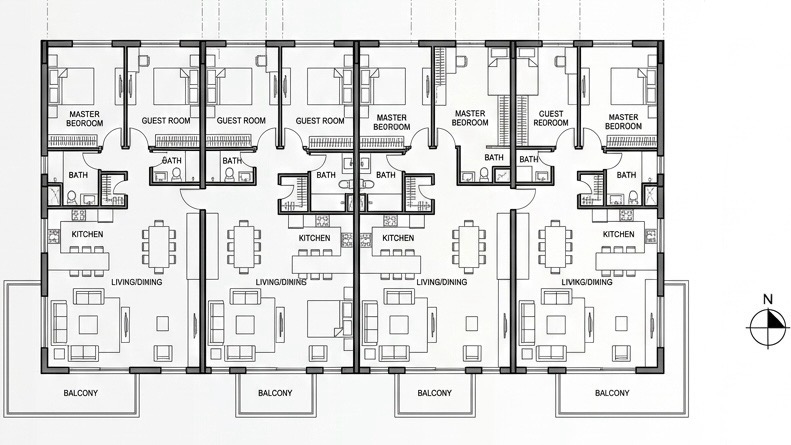 Hotel Apartment Building-1