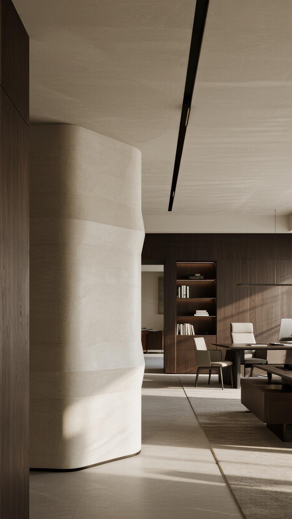 云打卡:老钱风办公室设计丨引擎联合设计-11