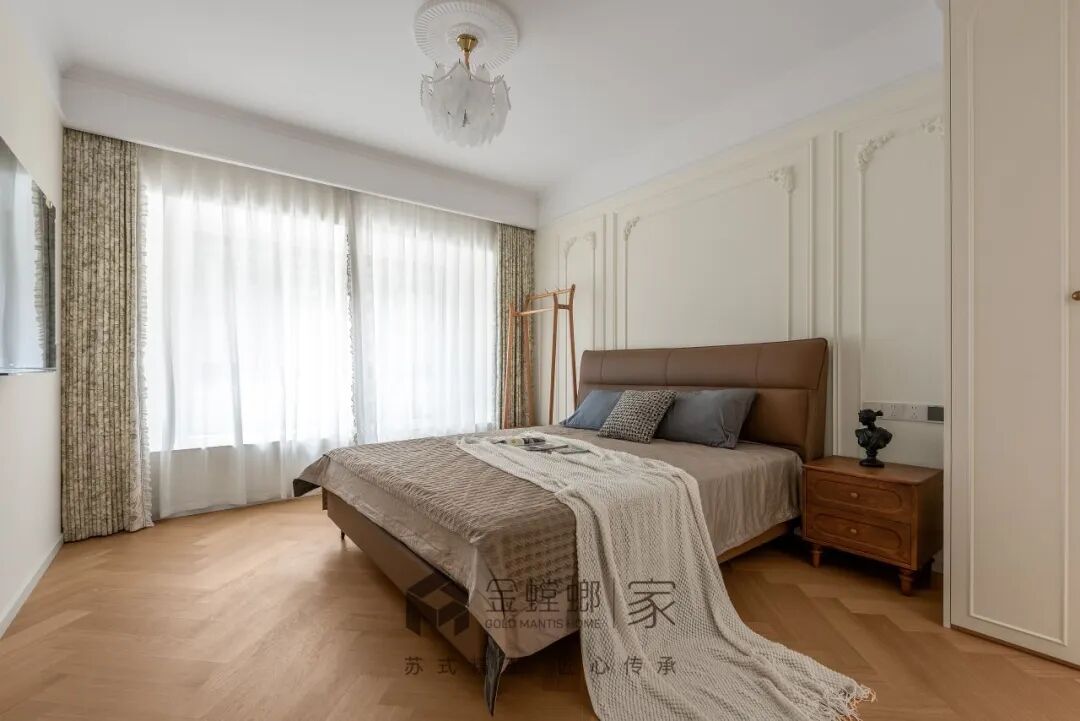 「金螳螂家泗阳店」130㎡法式奶油|柔美高于锐利-52