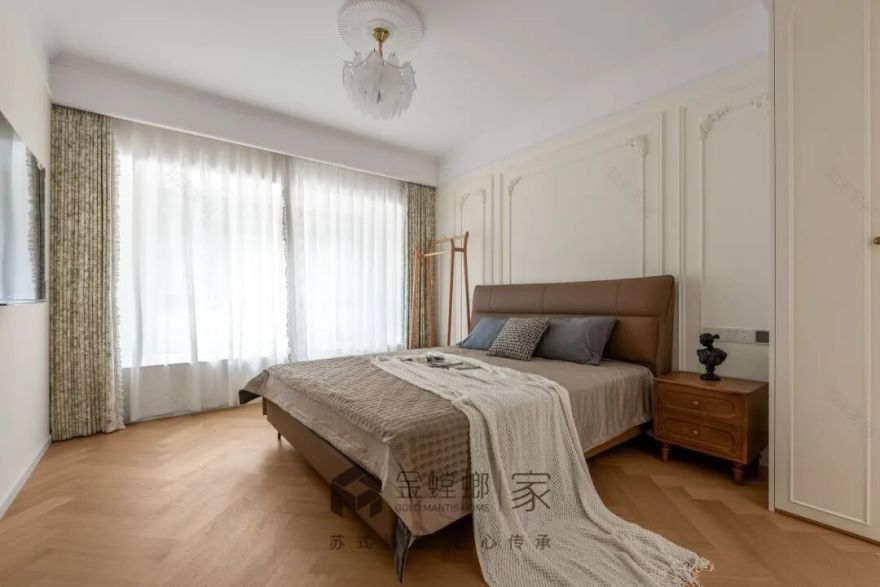 「金螳螂家泗阳店」130㎡法式奶油|柔美高于锐利-52