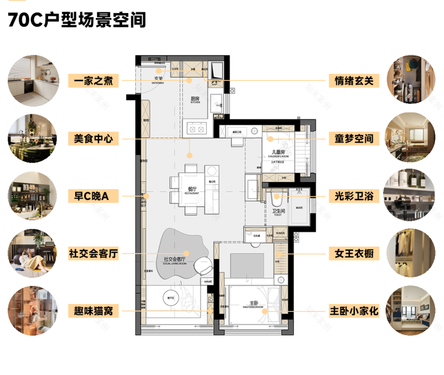 深圳山樾湾70B&70C户型样板间丨中国深圳丨岳蒙设计-78