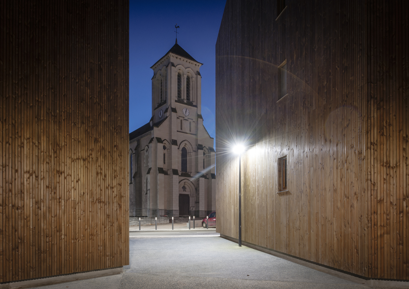 法国 Ecouflant 村中心重建项目 · 历史与现代对话-35