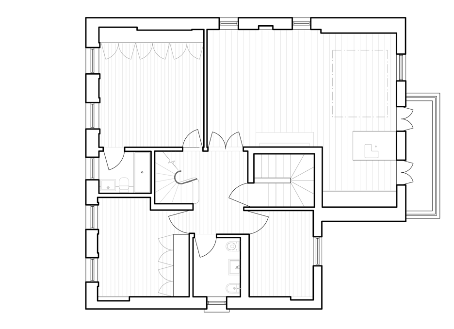 伦敦 51 建筑改造意大利风格家庭住宅，扭曲楼梯成空间亮点-34