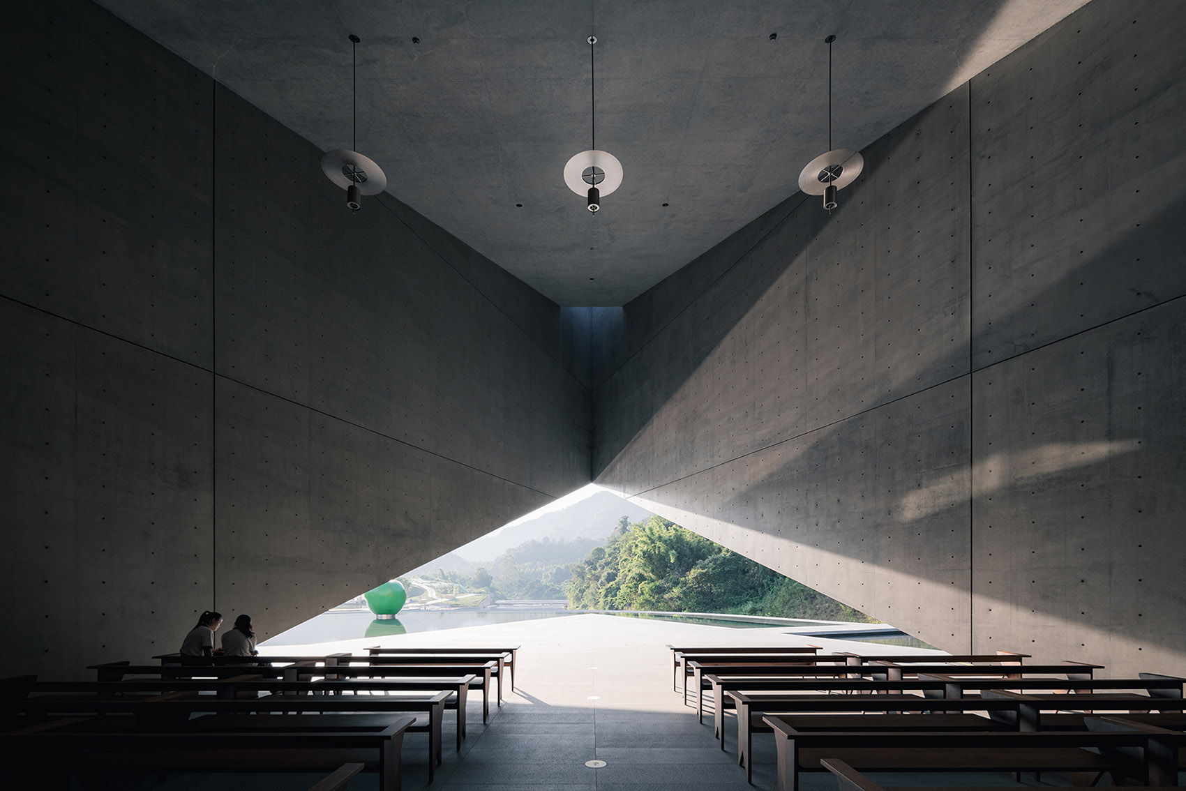 摄影作品:安藤忠雄“诗之礼堂”,孔锦权丨中国河源丨安藤忠雄建筑事务所-18