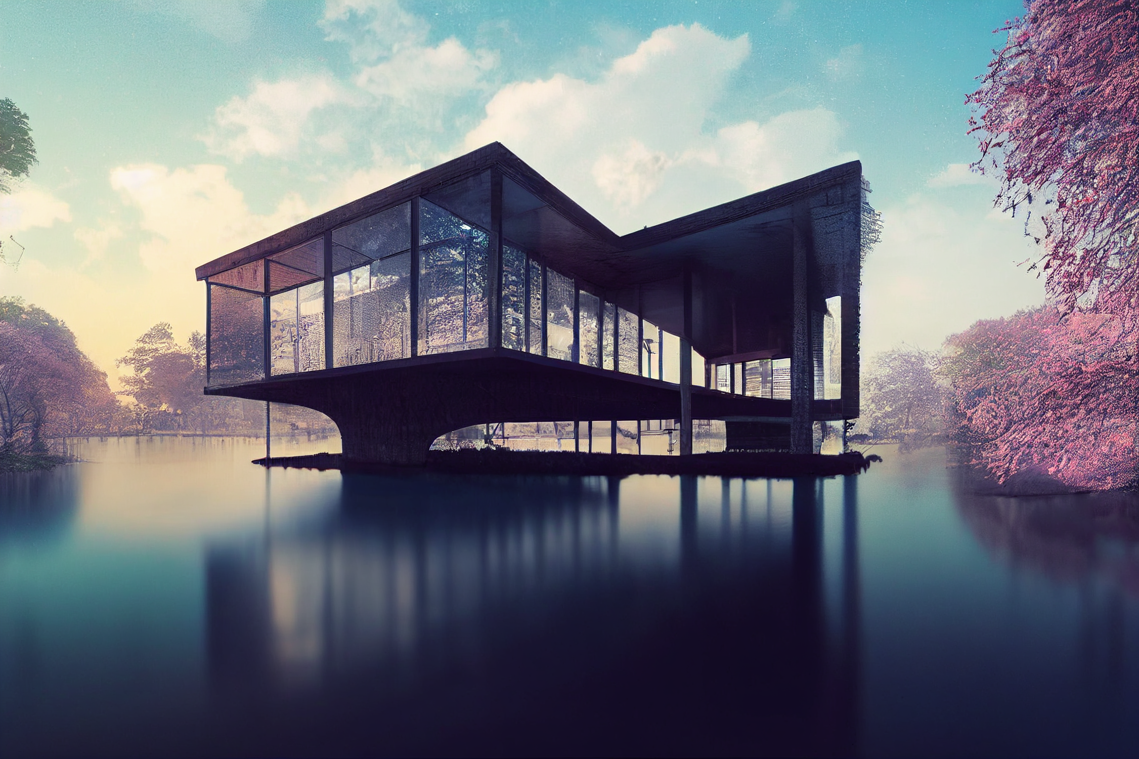 湖边四季   /  建筑概念 -4