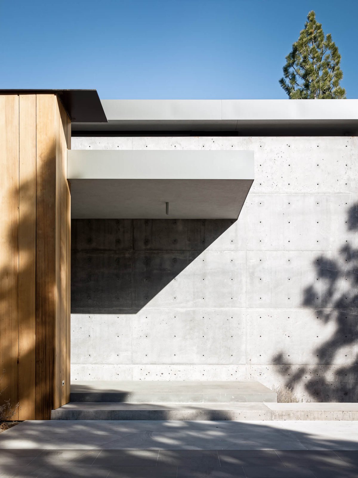 Creek House · 融入自然的混凝土与木材住宅丨Faulkner 建筑事务所-14