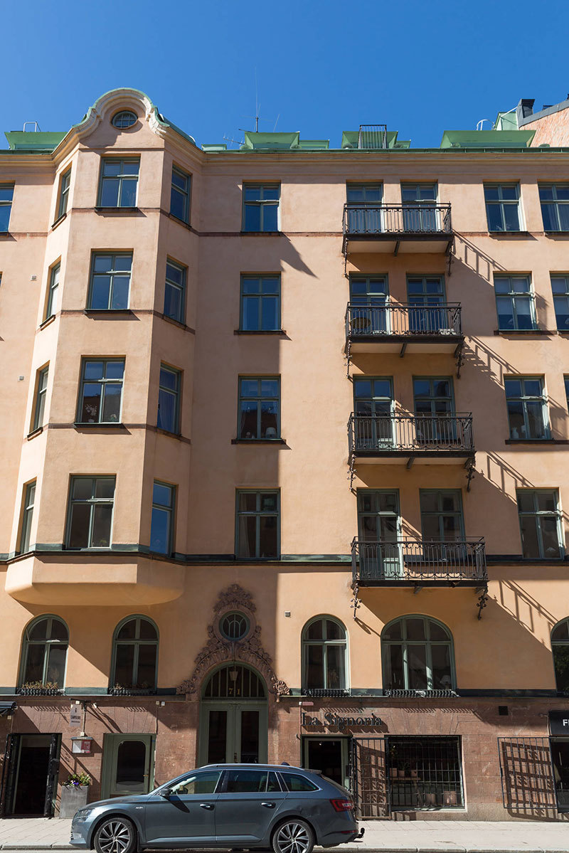 色彩对比的斯德哥尔摩公寓-22