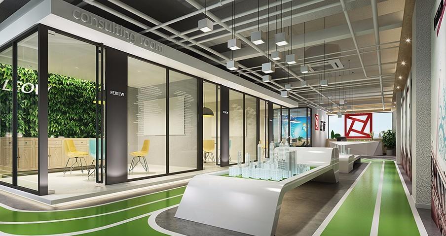 
珠海正顺地产办公室设计施工 -2