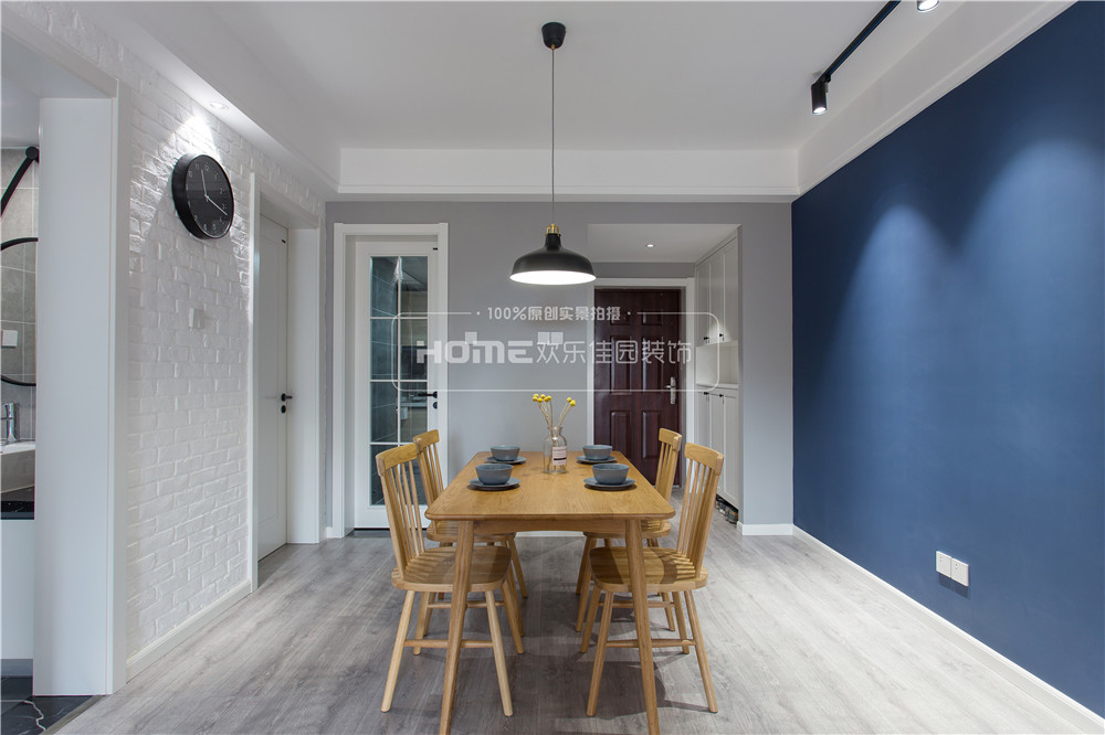 北欧风情的神秘孔雀蓝 | 成都时光俊园 2 室 2 厅 1 卫 1 厨案例解析-47