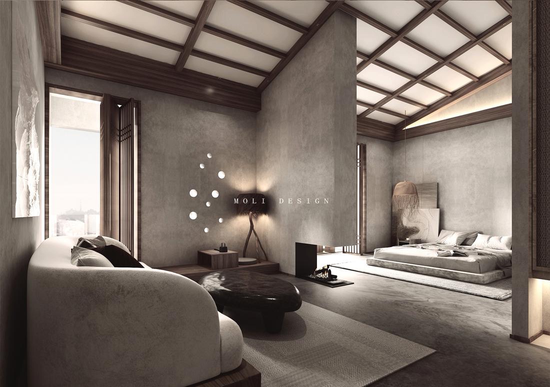 宝峰客栈茶室设计-10