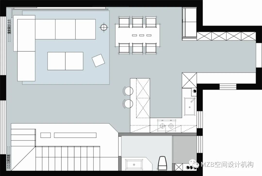 蓝色治愈空间 · 现代轻奢风格的建发央著项目丨MZB 空间设计机构-8