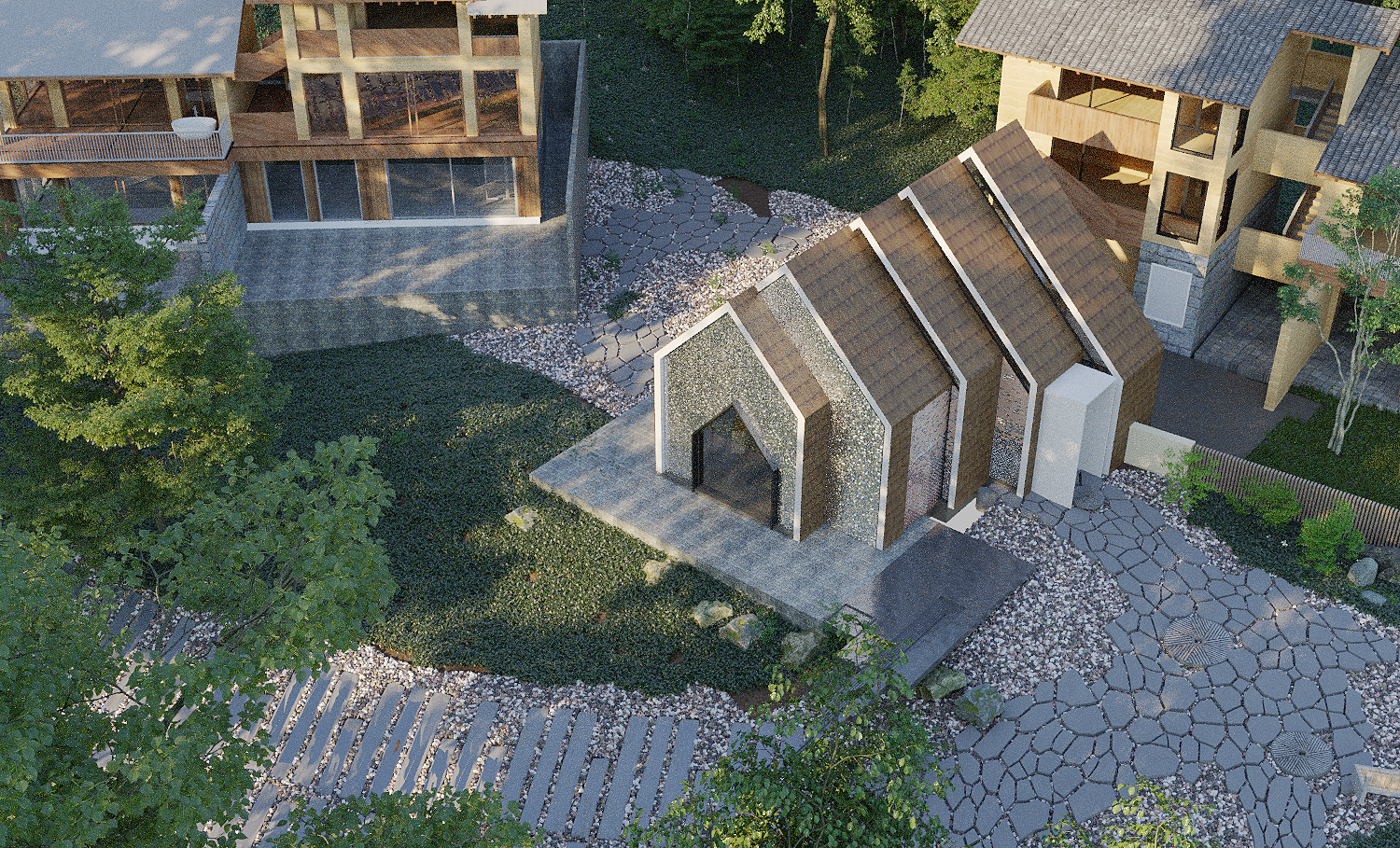 光影筑界，尺度藏峰|顶级别墅定制设计方案-4