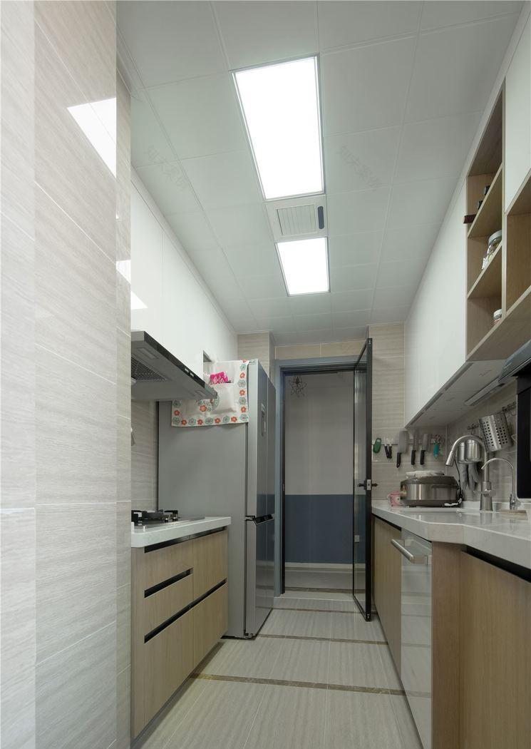 平层精装改造·简约淡蓝色的家丨南京山舍建筑设计-16