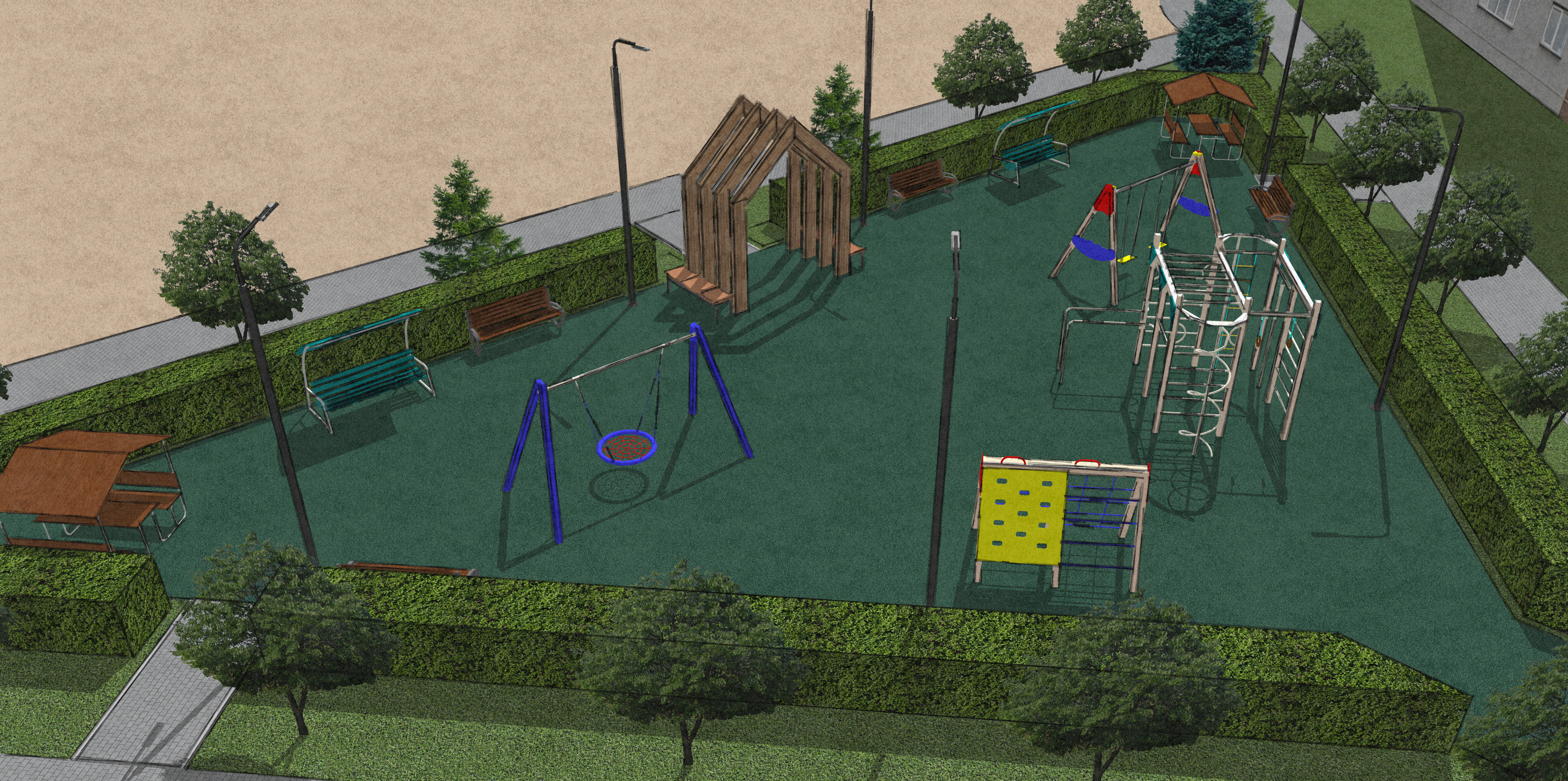 Проект детской площадки 57 мкр. ул. М. Чуйкова 9-5