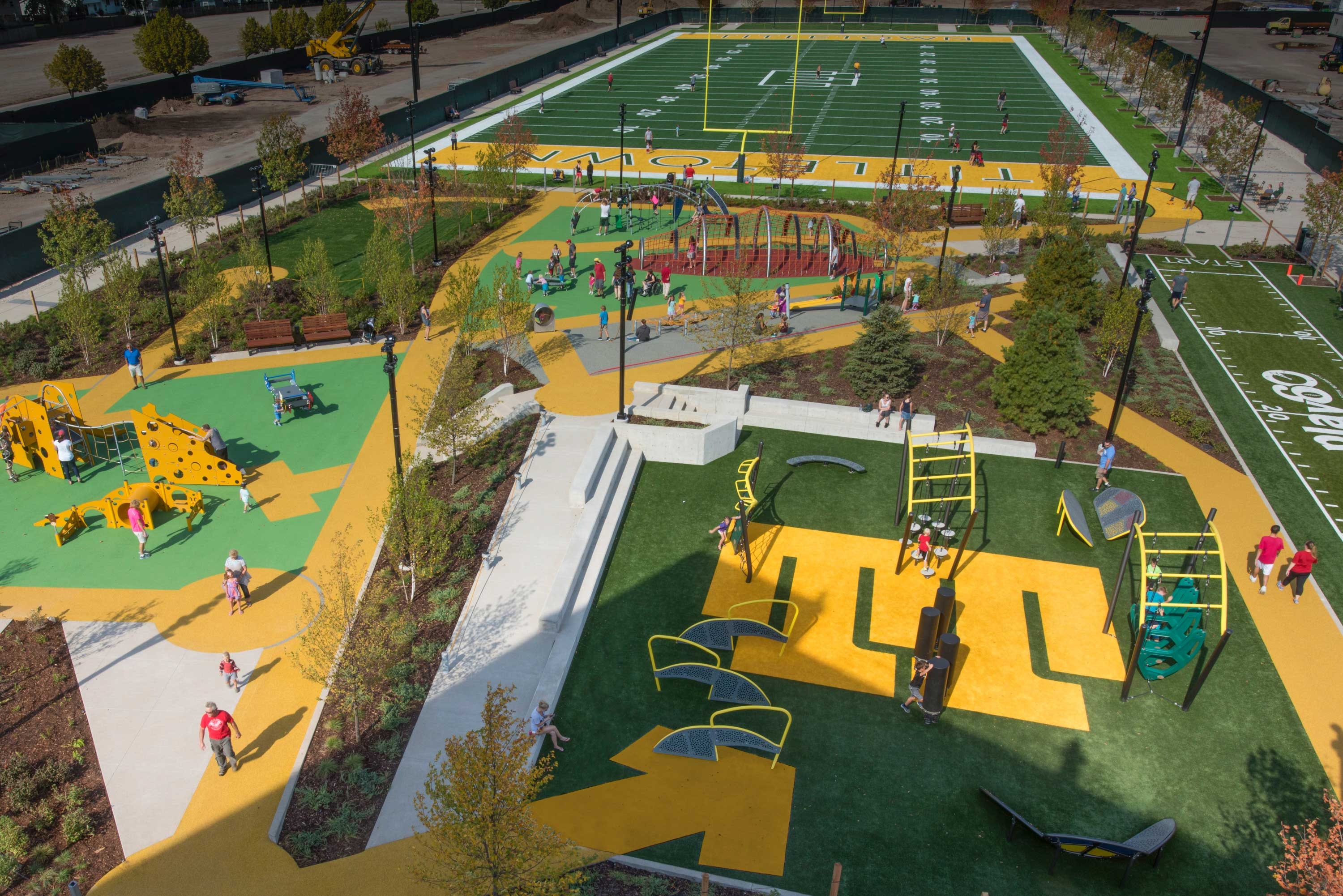 Titletown 市民公园丨美国威斯康星丨Pentagram-15