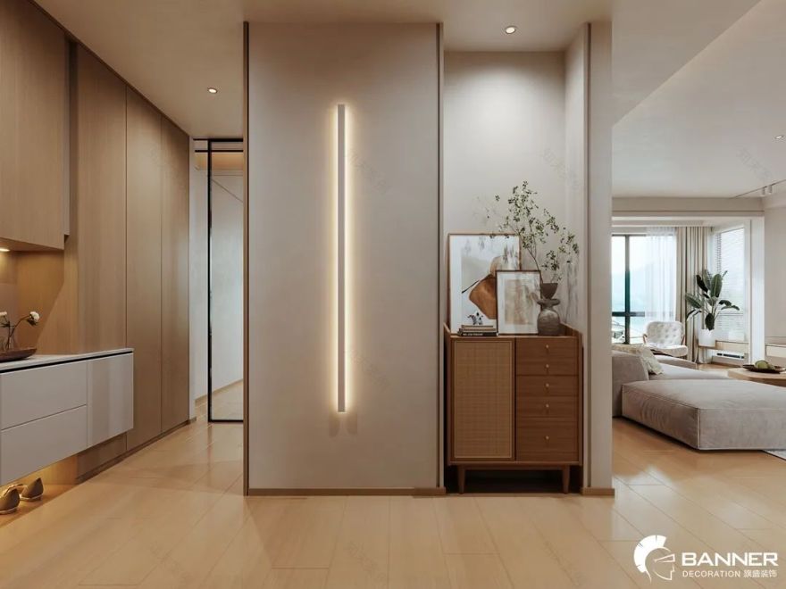 奶油现代复式住宅丨张骞-17