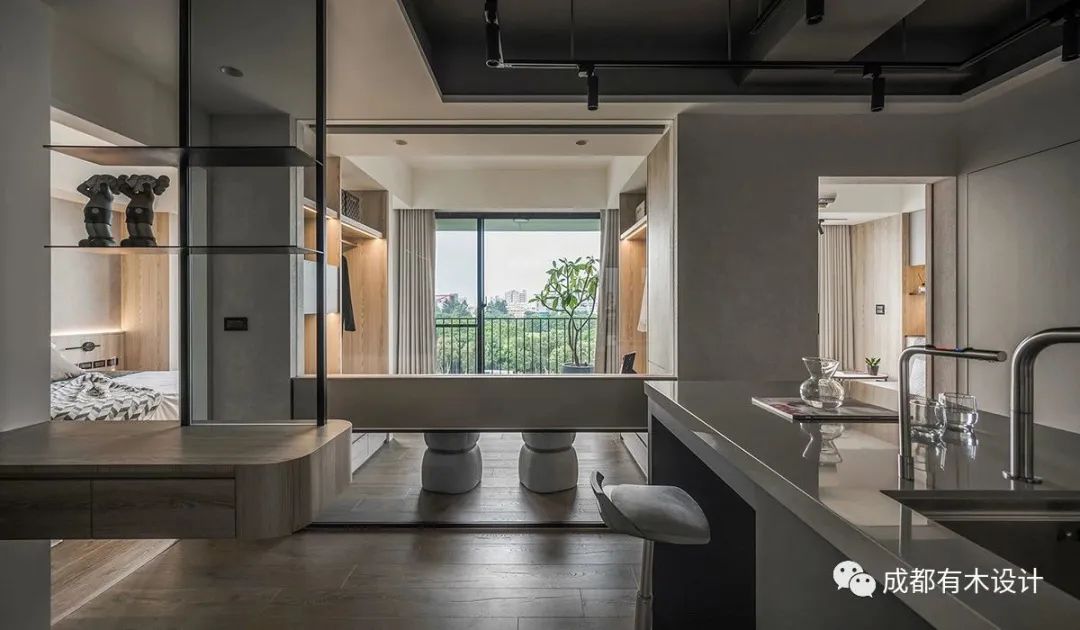 窗光下的回字动线质感宅丨六木-0