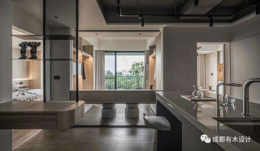 窗光下的回字动线质感宅丨六木-0