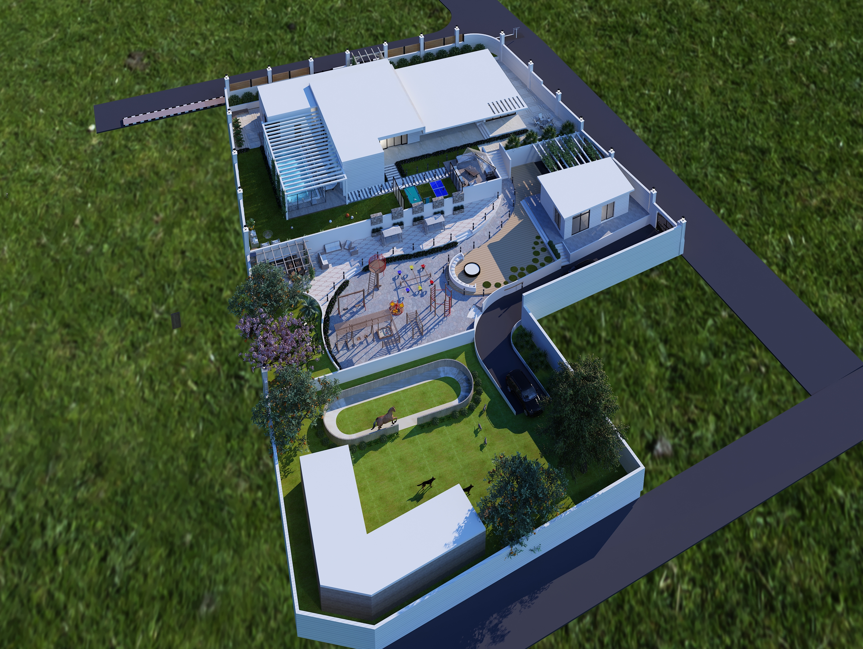 ALAA' VILLA 室内设计丨مكتب عبد الحليم الهندسي-17