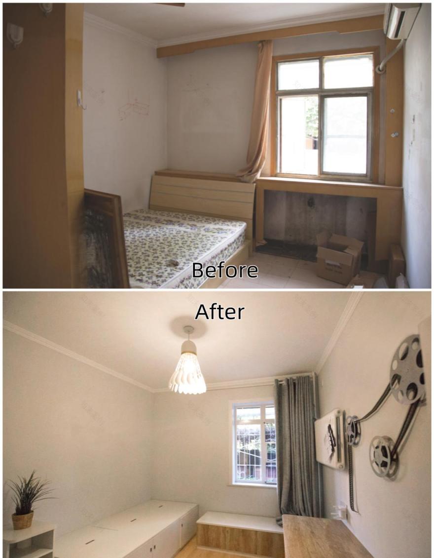 44㎡北欧风独居男士家,空间利用与功能兼具-44