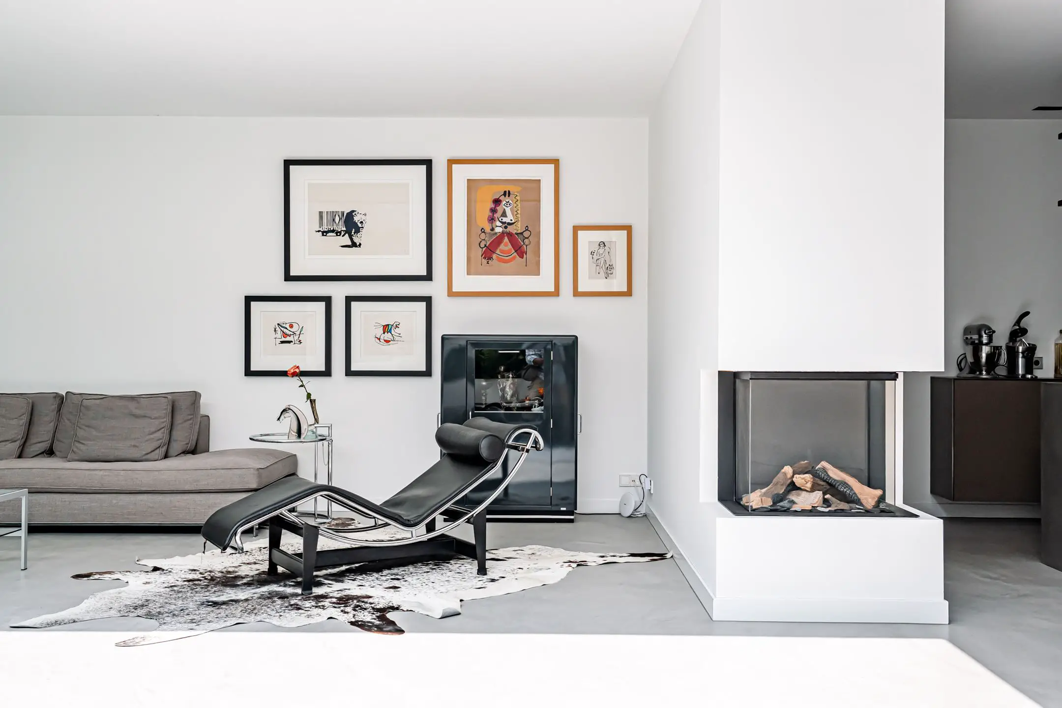 荷兰优雅明亮公寓设计,城市绿意渗透室内-13