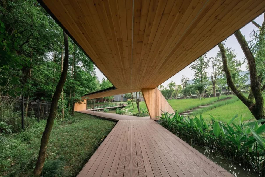 浙江音乐学院「溪上飞檐」丨中国杭州丨line+建筑事务所,gad-140