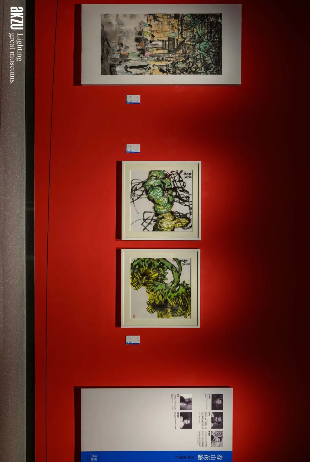 埃克苏美术馆照明项目|岳阳市美术馆：《在东方|画里中国诗意巴陵·当代中国画作品展》-49