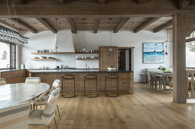 蒙大拿州惊艳山景欧式木屋-6