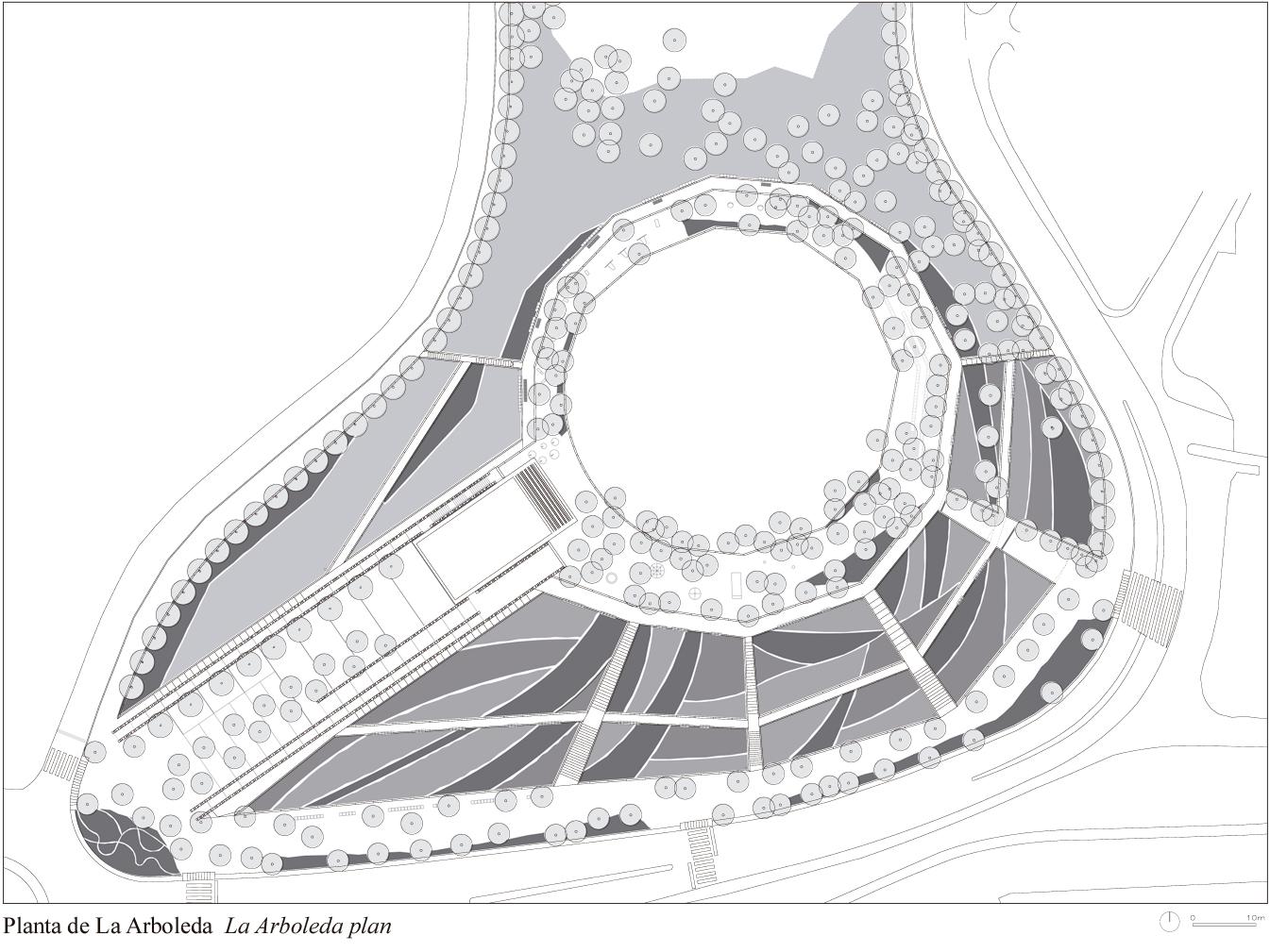 树袋公园 | 钢构桥梁与自然共生的城市绿地-13