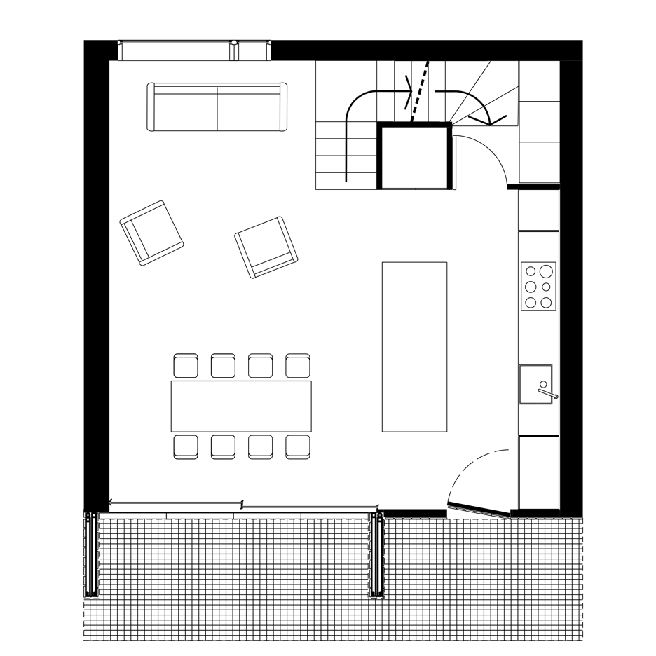 伦敦保护区内的现代砖木住宅-34